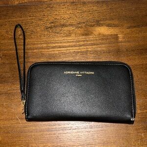 Adrienne Vittadini Charging Zip Around Wallet Wristlet - iPhone Android Galaxy